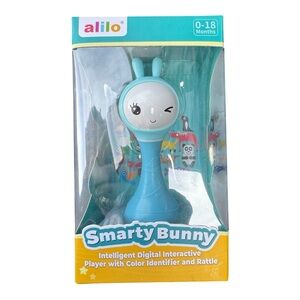 ALILO Smarty Bunny Baby Rattle Musical Light Up Toy Infants Newborns Baby (NEW)